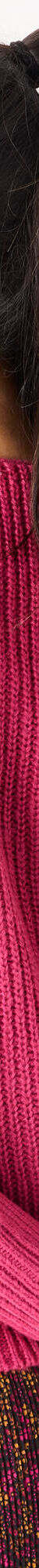Pull loose col V, maille anglaise toucher doux (framboise) Pull loose col V, maille anglaise toucher doux (framboise)